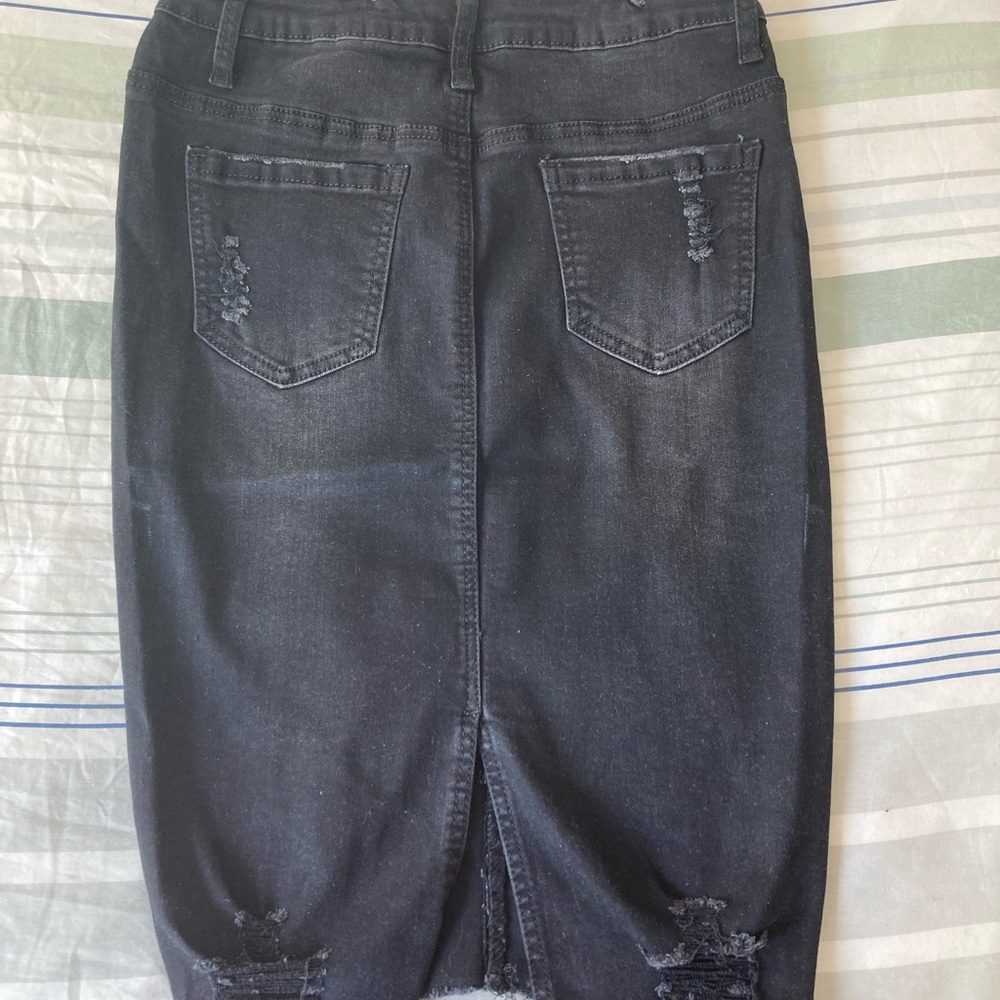 Jeans pencil jeans skirt